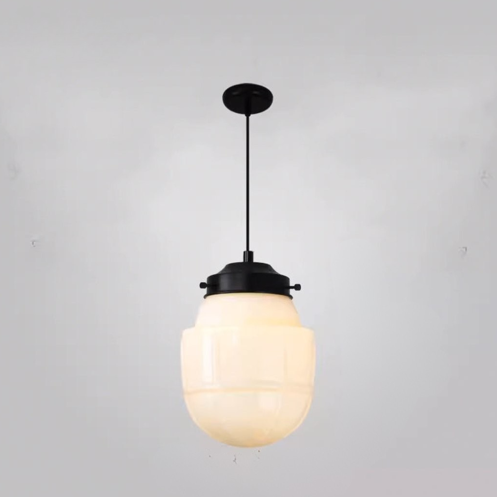 Architektur Mattglas Pendelleuchten-Serie — Minimalistischer Mattweißer Wandleuchter