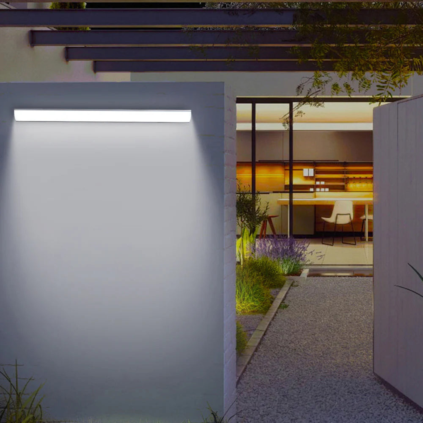 Modern Linear Beam Outdoor LED Wall Light