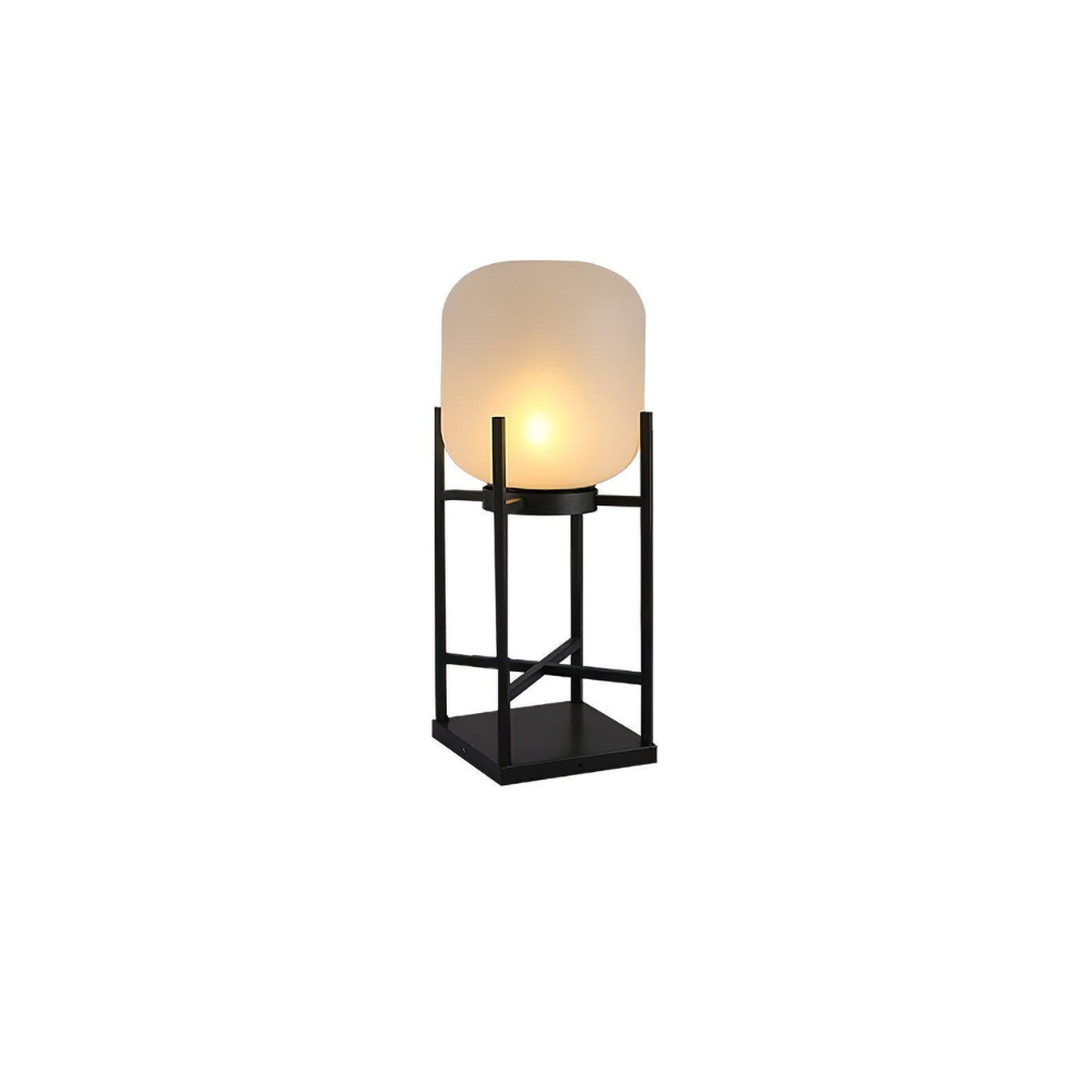 Lampadaire avec base résistante aux intempéries intégrant LED et gradation à distance