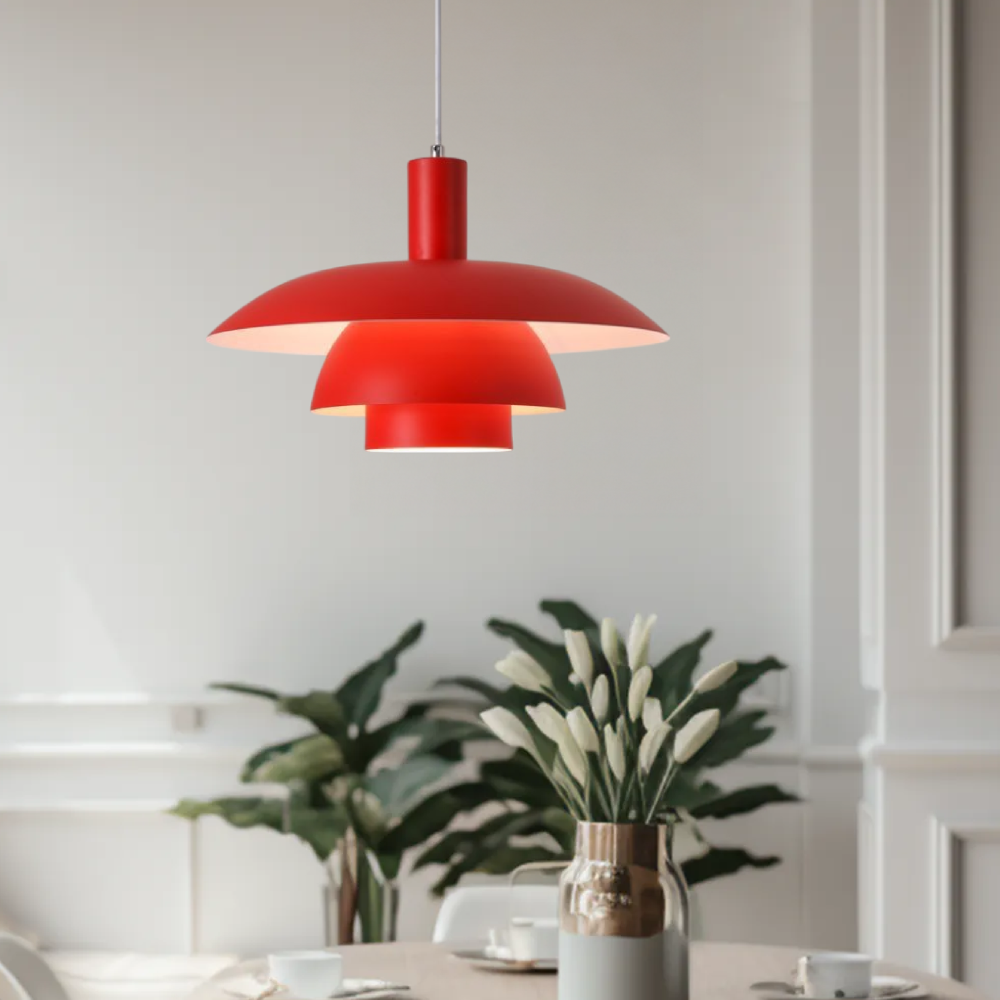 Multi Layer Hanging Lamp with Glare Free LED - Scandinavian Design