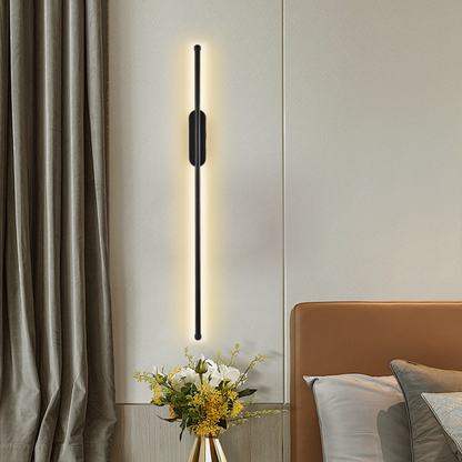 Modern Minimalist Linear LED Wall Sconce - Slim Vertical Wall Lamp