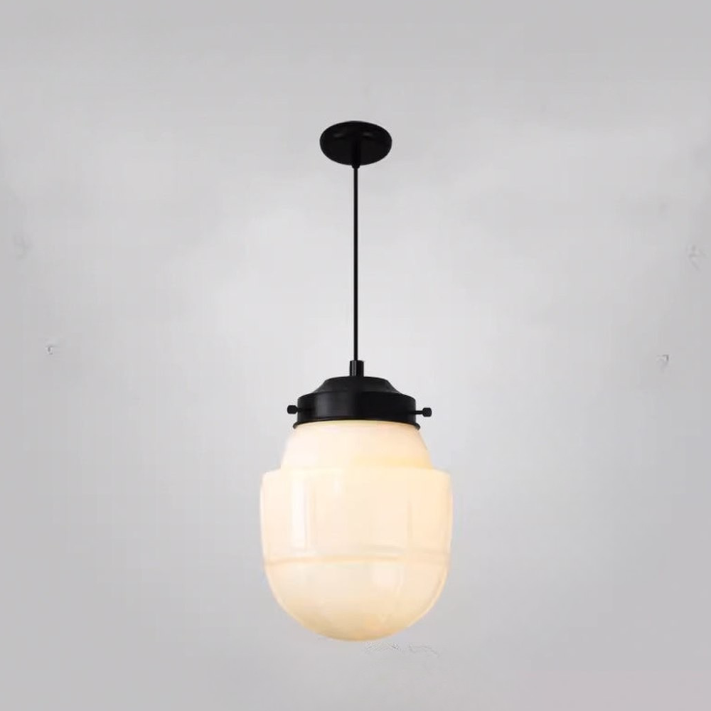 Architektur Mattglas Pendelleuchten-Serie — Minimalistischer Mattweißer Wandleuchter