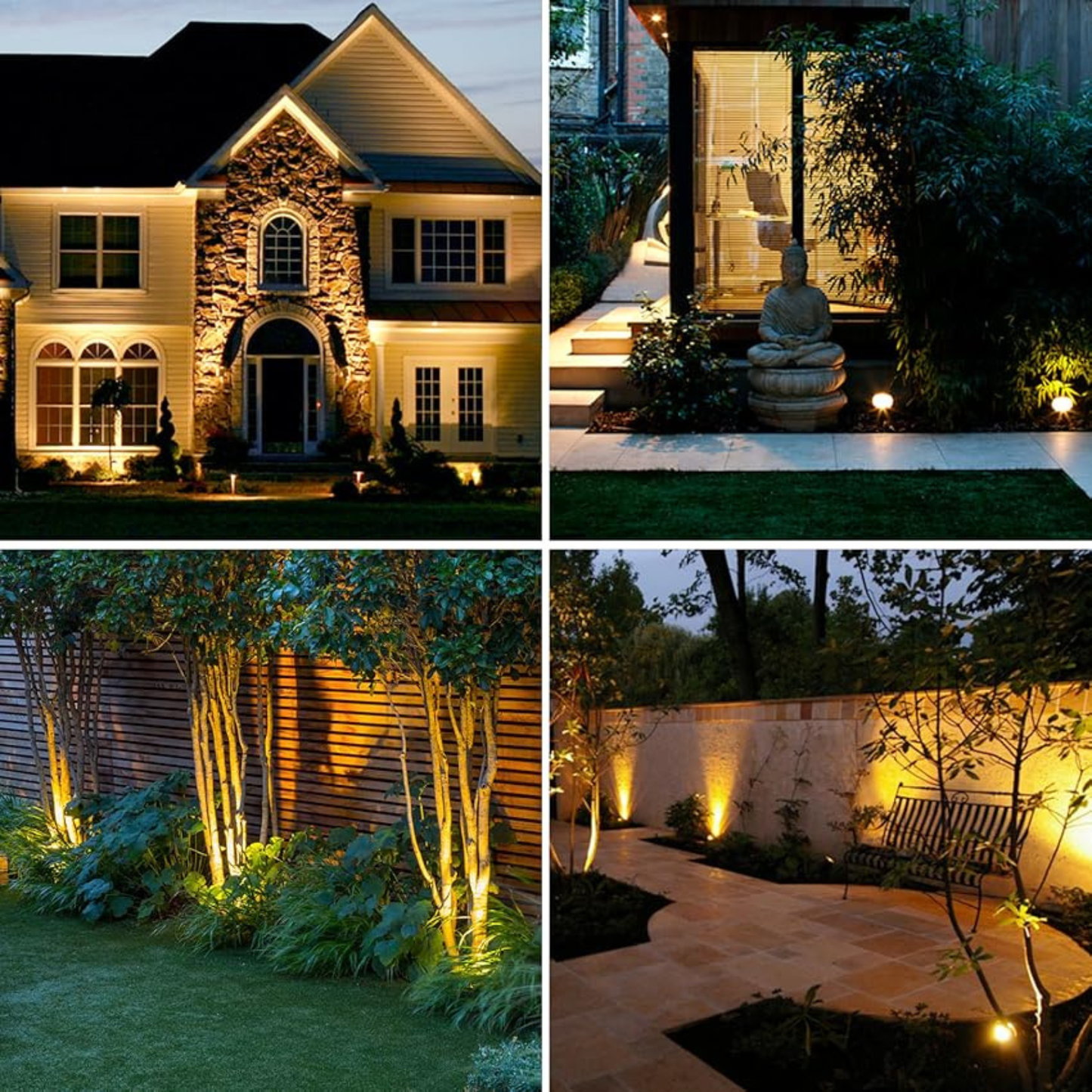 Modern Garden Spotlight - Solar Powered