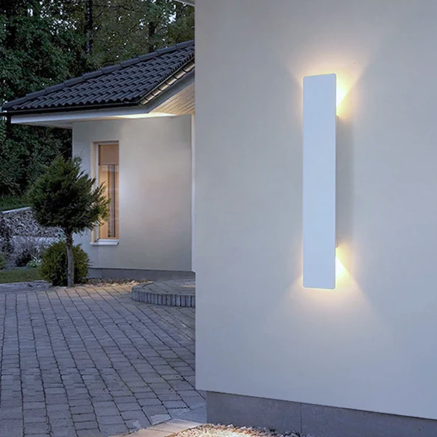 Applique murale linéaire à DEL pour l'extérieur - Lampe de jardin