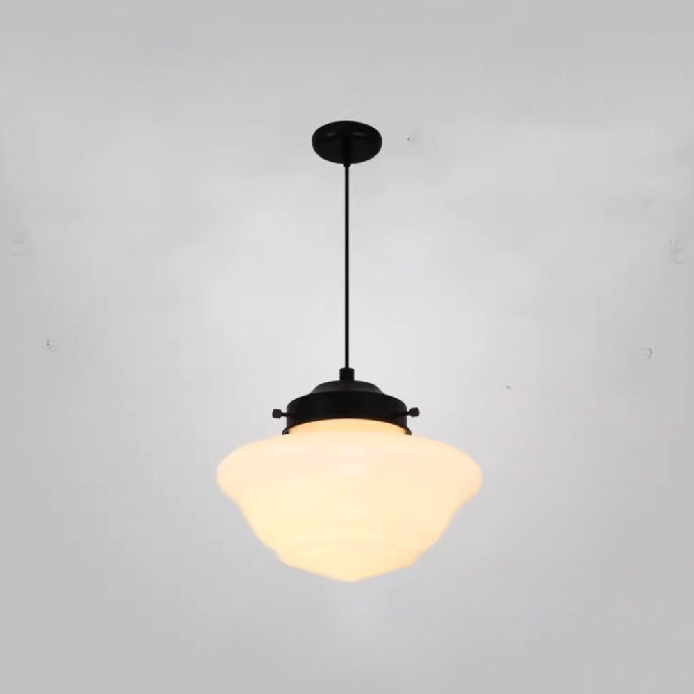 Architektur Mattglas Pendelleuchten-Serie — Minimalistischer Mattweißer Wandleuchter