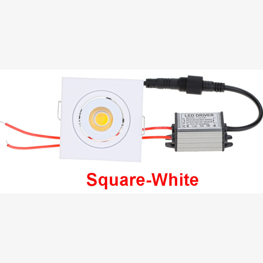 Éclairage encastré sans boîtier - LED COB extérieure dimmable - Angle de faisceau de 60 degrés
