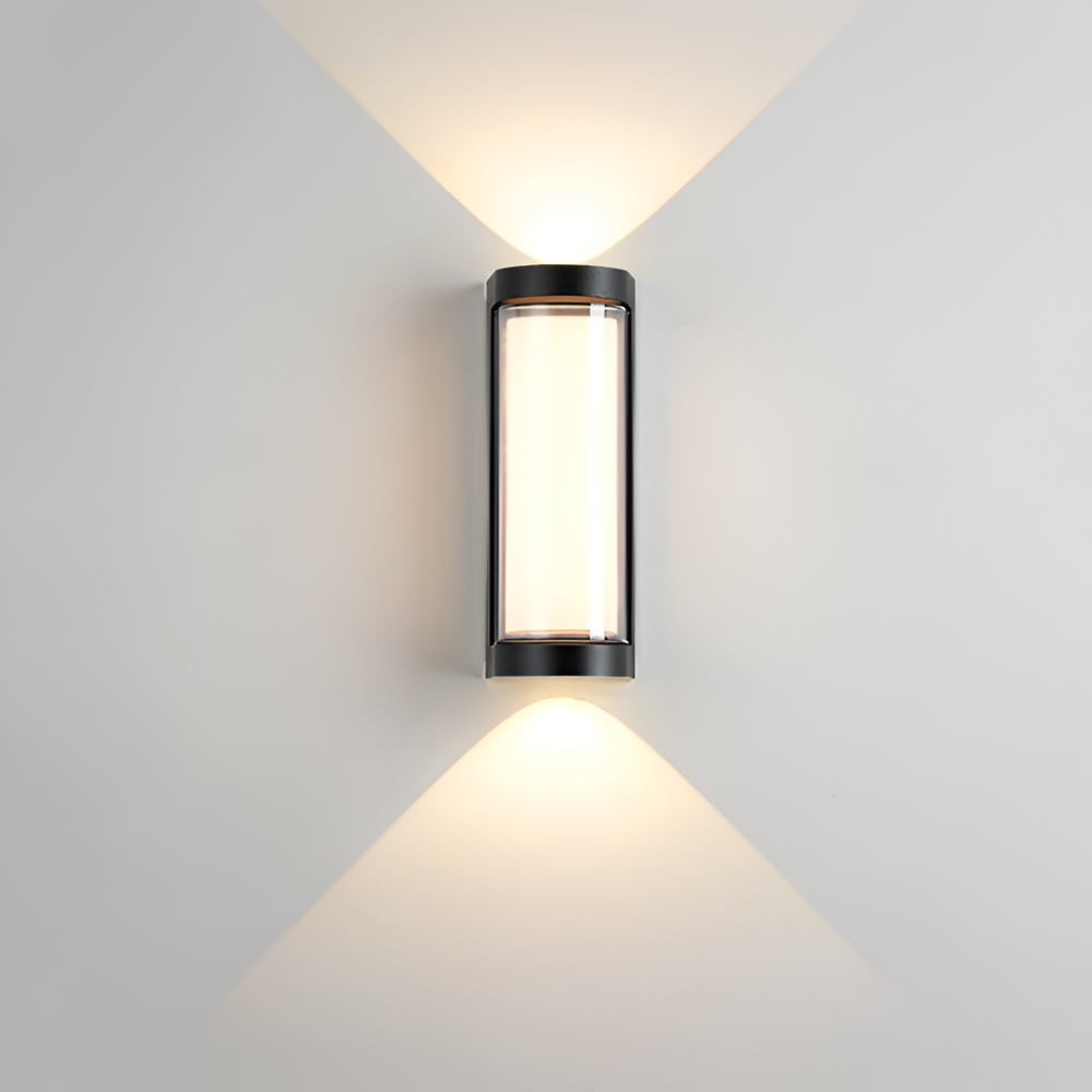 Außen-LED-Verandaleuchten mit integrierter LED und mattierter Acryllinse