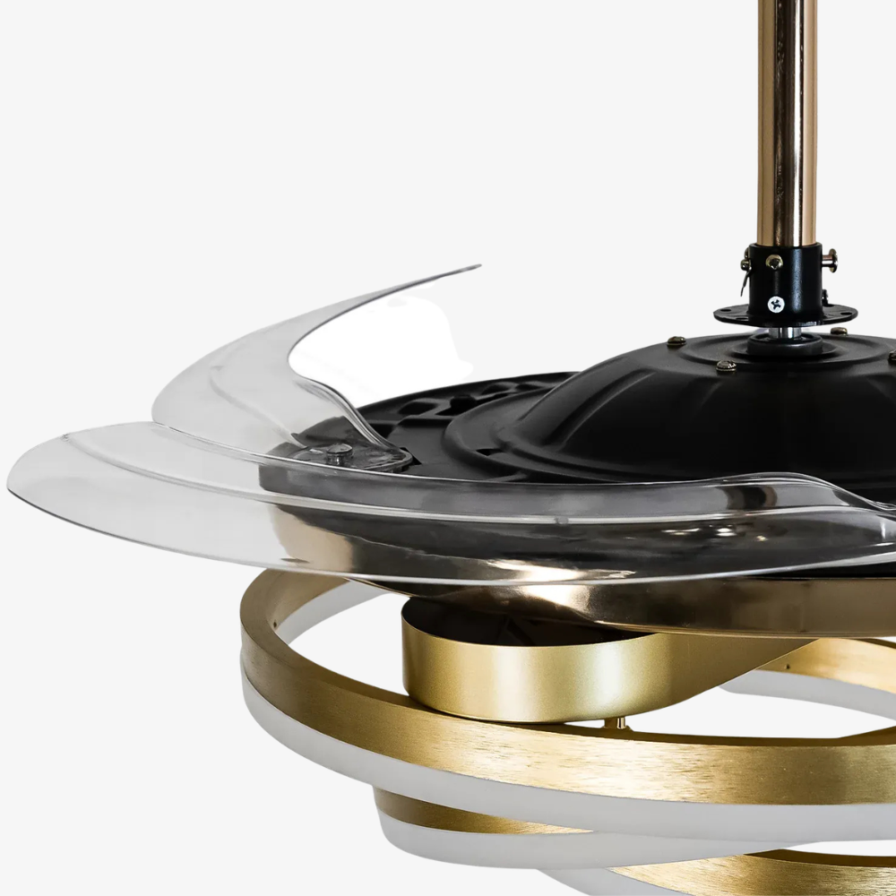 Lanterne avec moteur brushless ultra silencieux et gradation à distance - Moderne
