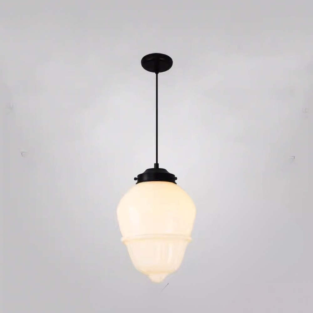 Architektur Mattglas Pendelleuchten-Serie — Minimalistischer Mattweißer Wandleuchter
