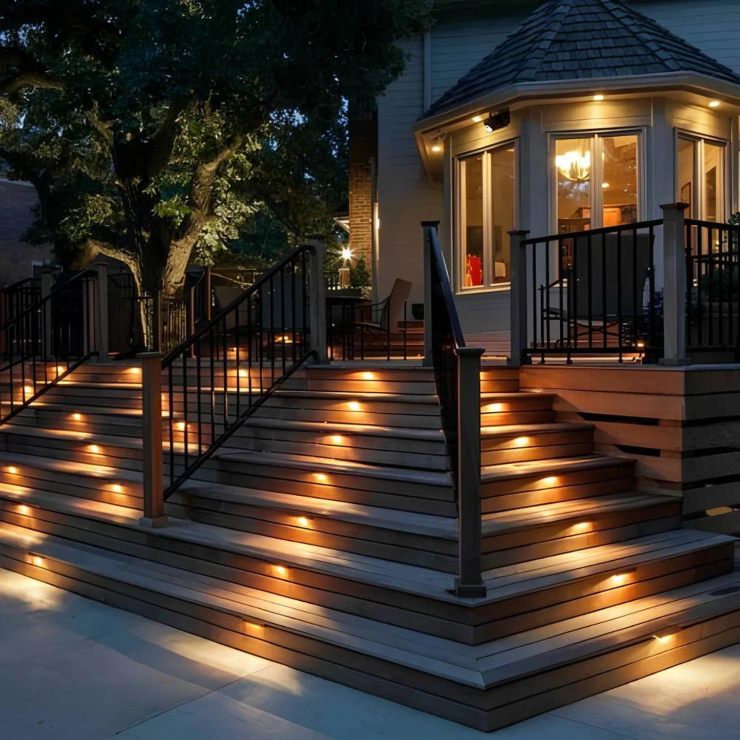 Solar Wedge Outdoor Step Lights