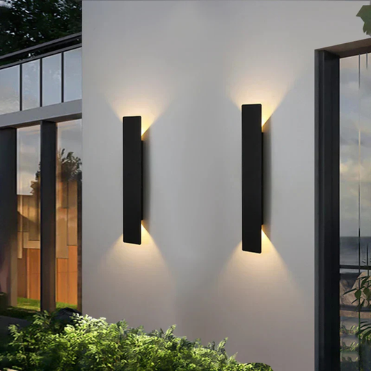 Outdoor Linear LED Wall Sconce - Garden Lamp