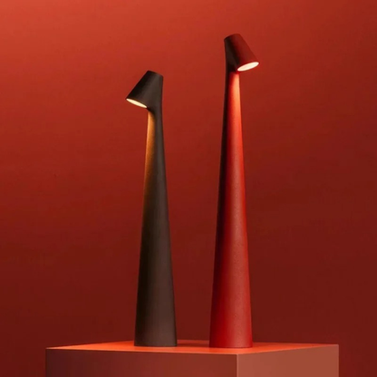 Modern Minimalist Nordic Cone Table Lamp - Tapered LED Desk Nightlight