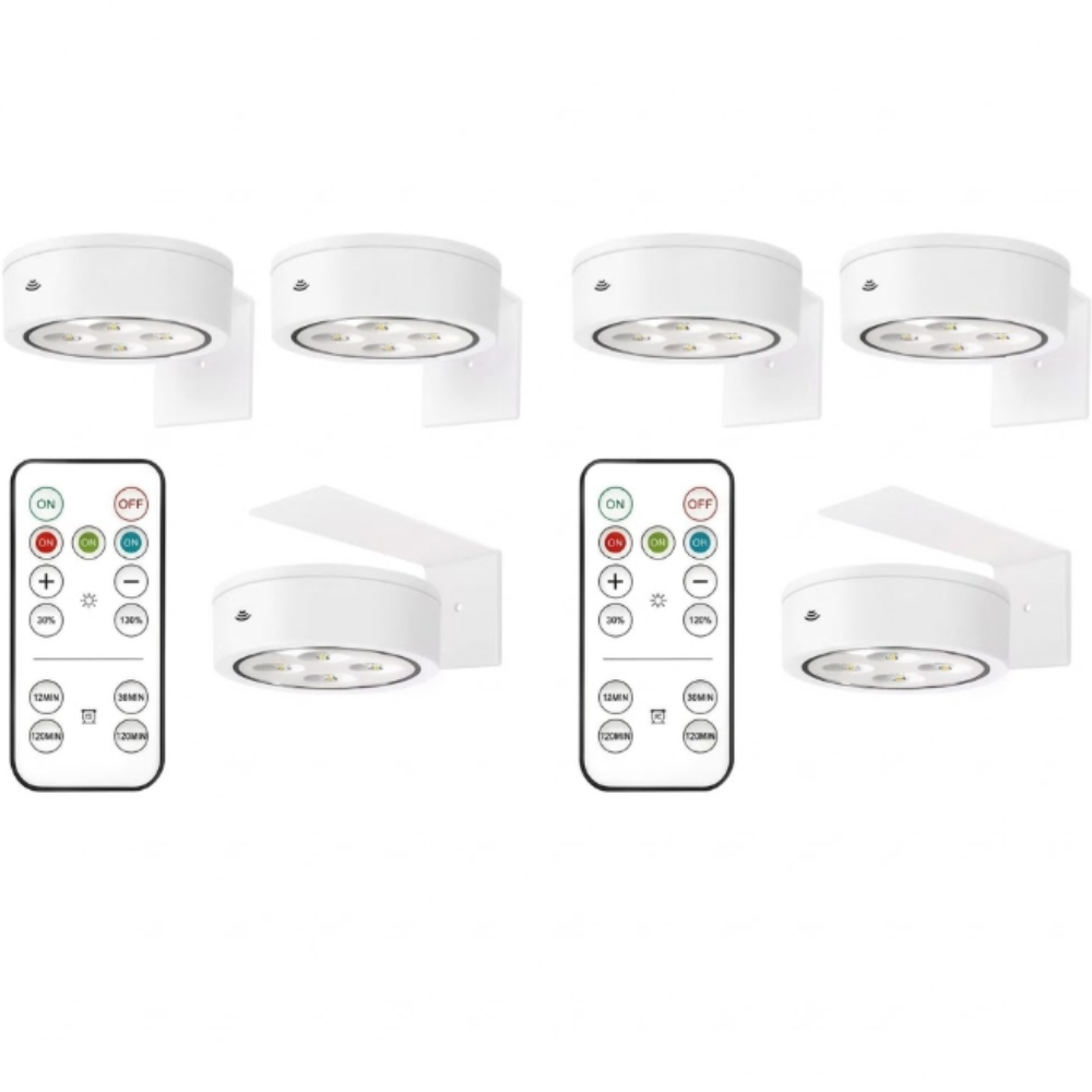 Wiederaufladbare magnetische Bilderleuchte mit Fernbedienung – Werkzeugfreie Galeriespotlight