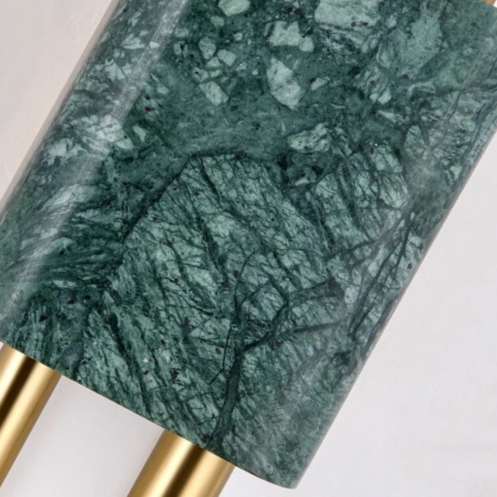 Art Deco Vertical Wall Sconce with Parallel Rods - Modern Style