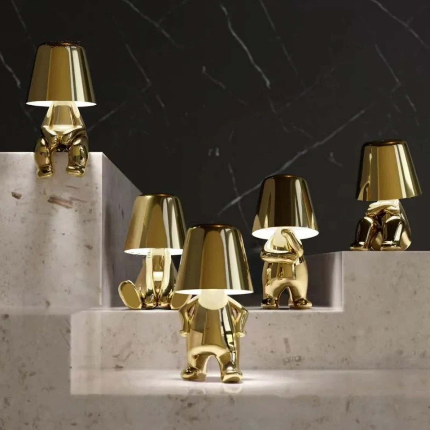 Touch-Control Table Lamp Figurine