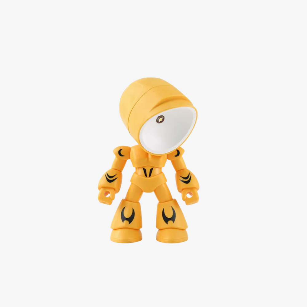 Lampe Mini LED Moderne Inspirée des Robots - Veilleuse d'Accent au Caractère Ludique