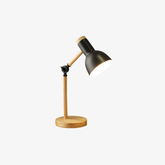 Adjustable Wood Desk Lamp - Modern Scandinavian Task Light
