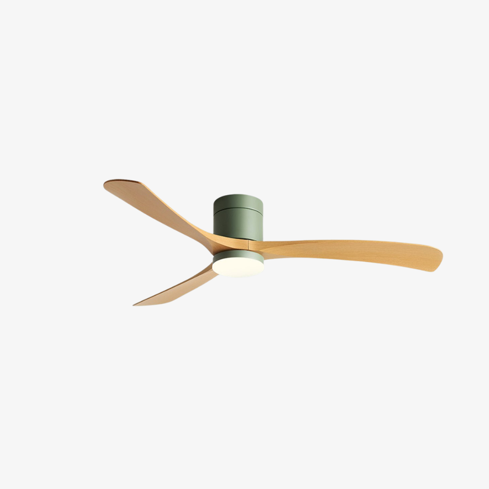 LED-Deckenventilator mit flachem Design und umkehrbarem DC-Motor – Nordischer Stil
