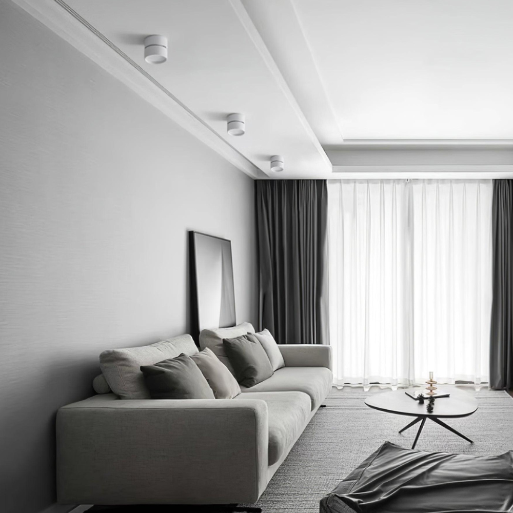 Adjustable Aluminum Ceiling Cylinder Light – Minimalist Architectural Design