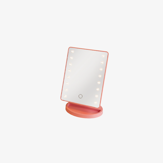 Miroir de maquillage LED avec commande tactile et LED intégrée - Moderne et minimaliste