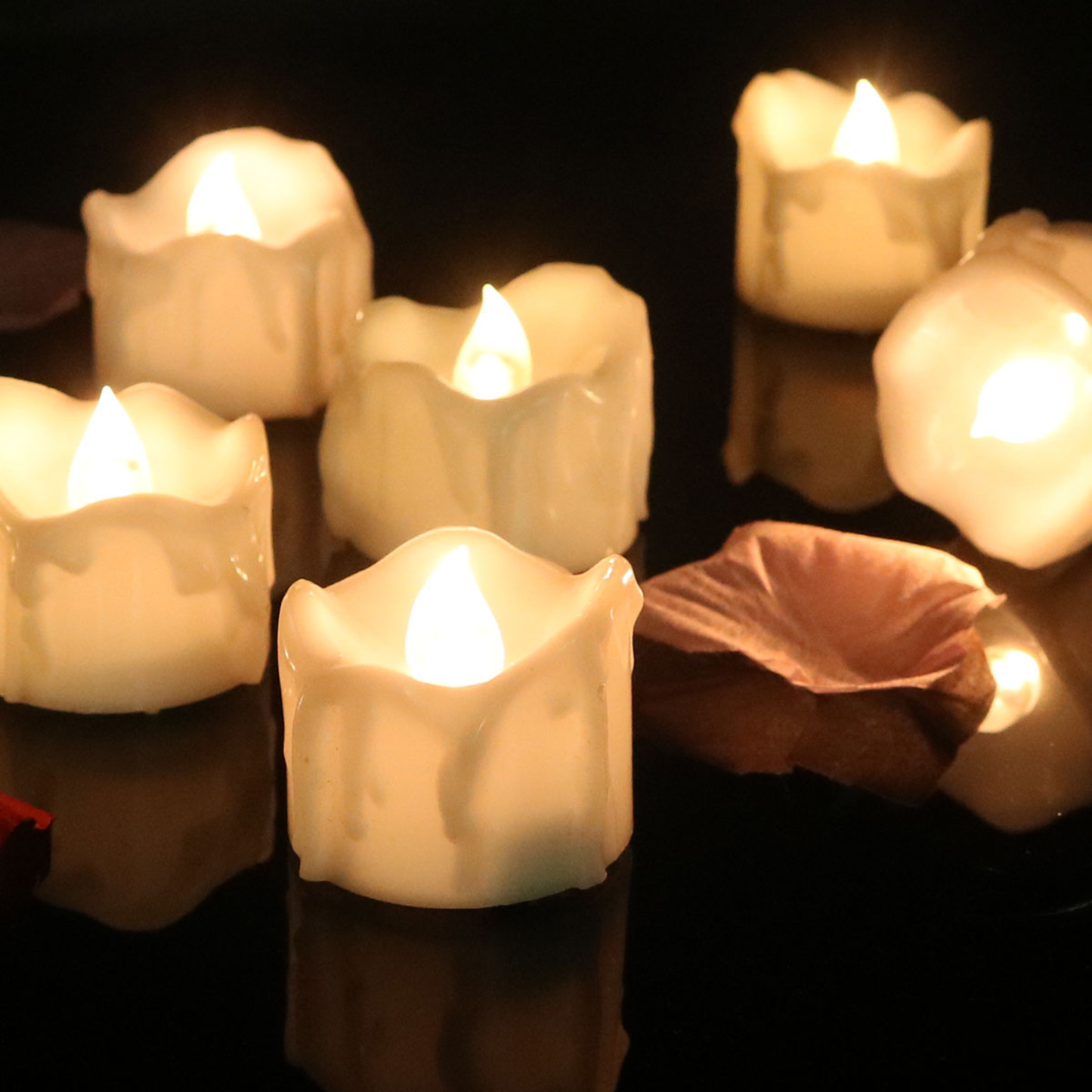 Flickering Flameless Candle Tea Lights