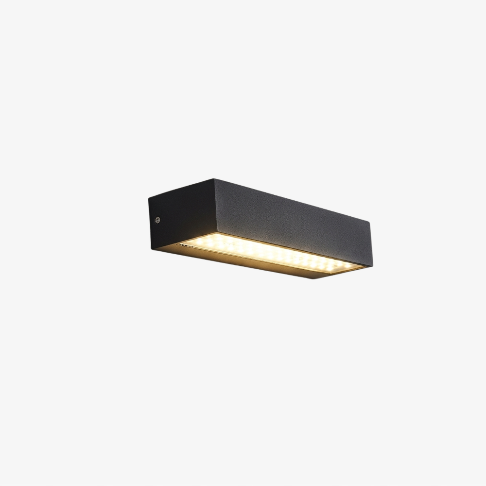 Außen-LED-Verandaleuchten mit mattiertem Acrylschirm und Aluminiumgehäuse – Moderne Wandleuchte
