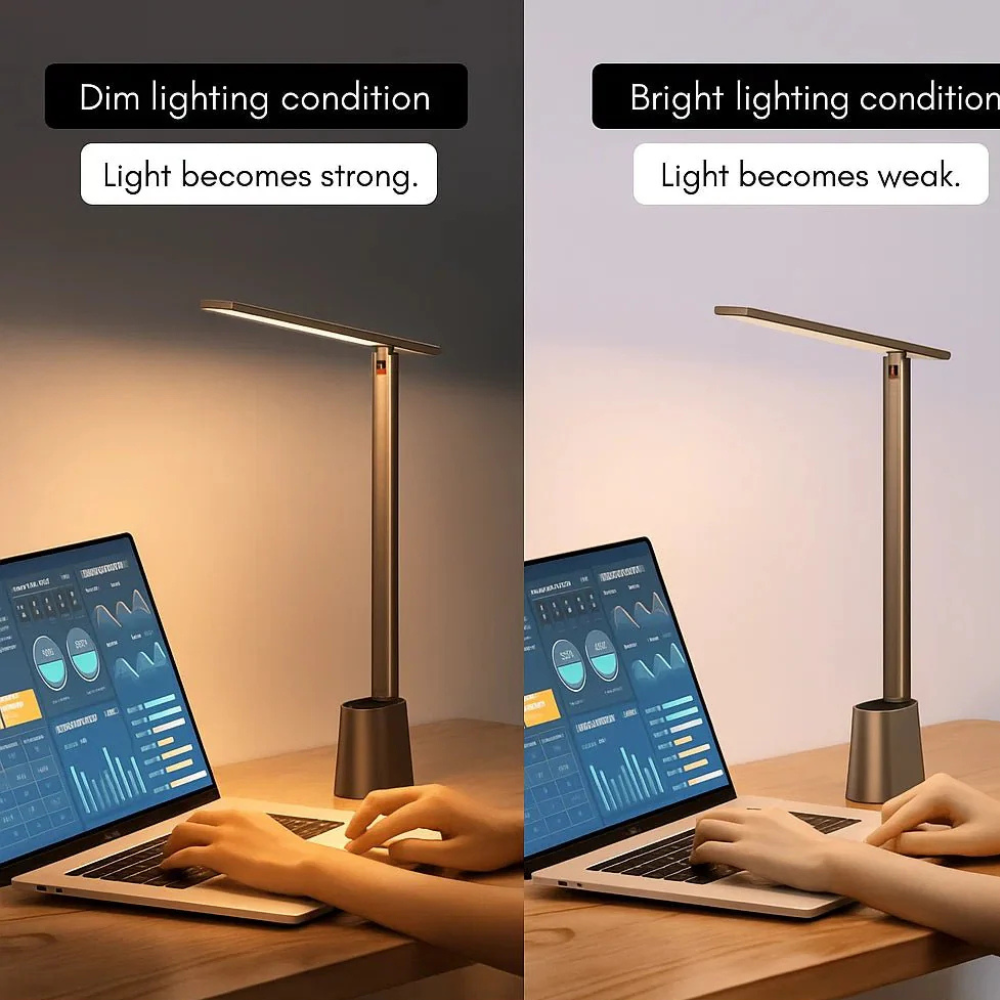Modern Minimalist Foldable LED Desk Lamp USB Dimmable Office Task Light
