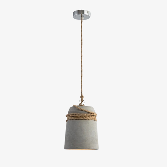 Modern Concrete Industrial Pendant Light - Architectural Tapered Pendant Lights