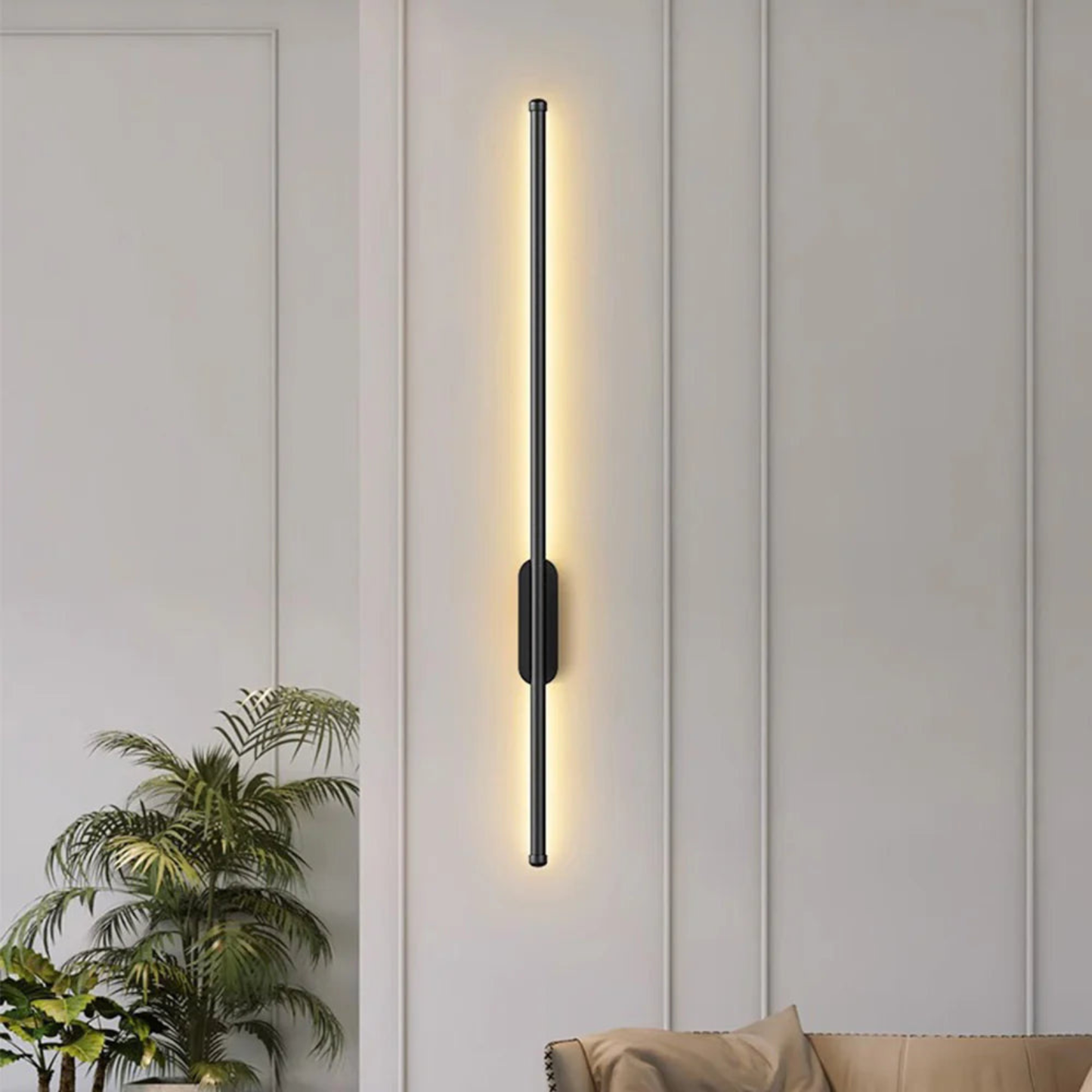 Applique murale linéaire LED minimaliste moderne - Lampe murale verticale fine