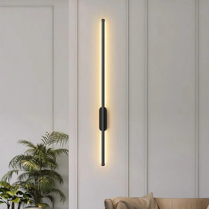 Modern Minimalist Linear LED Wall Sconce - Slim Vertical Wall Lamp