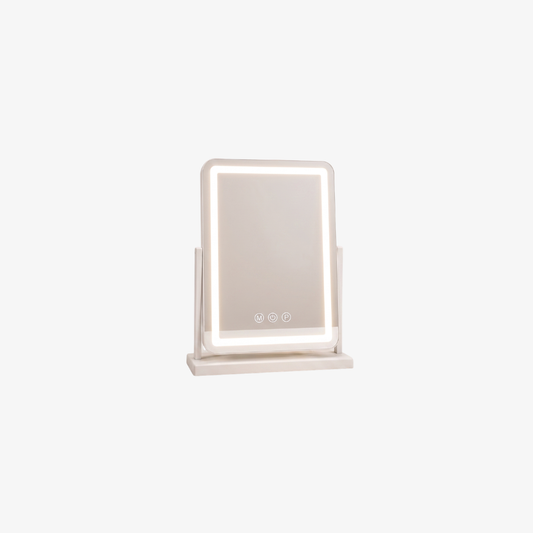 Miroir de maquillage à LED avec 3 modes de couleur et mémoire intelligente - Hautement moderne