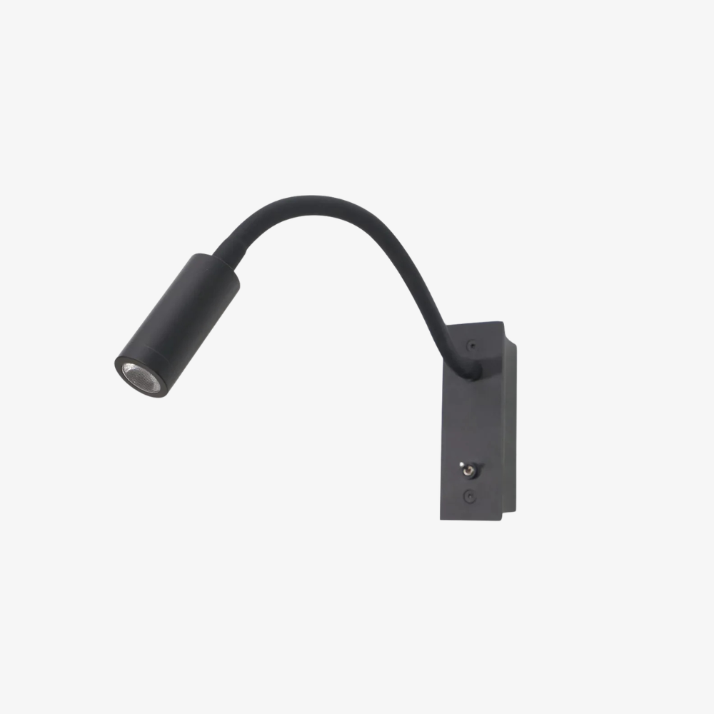Modern Flexible Gooseneck Wall Light - Minimalist Adjustable Reading Sconce