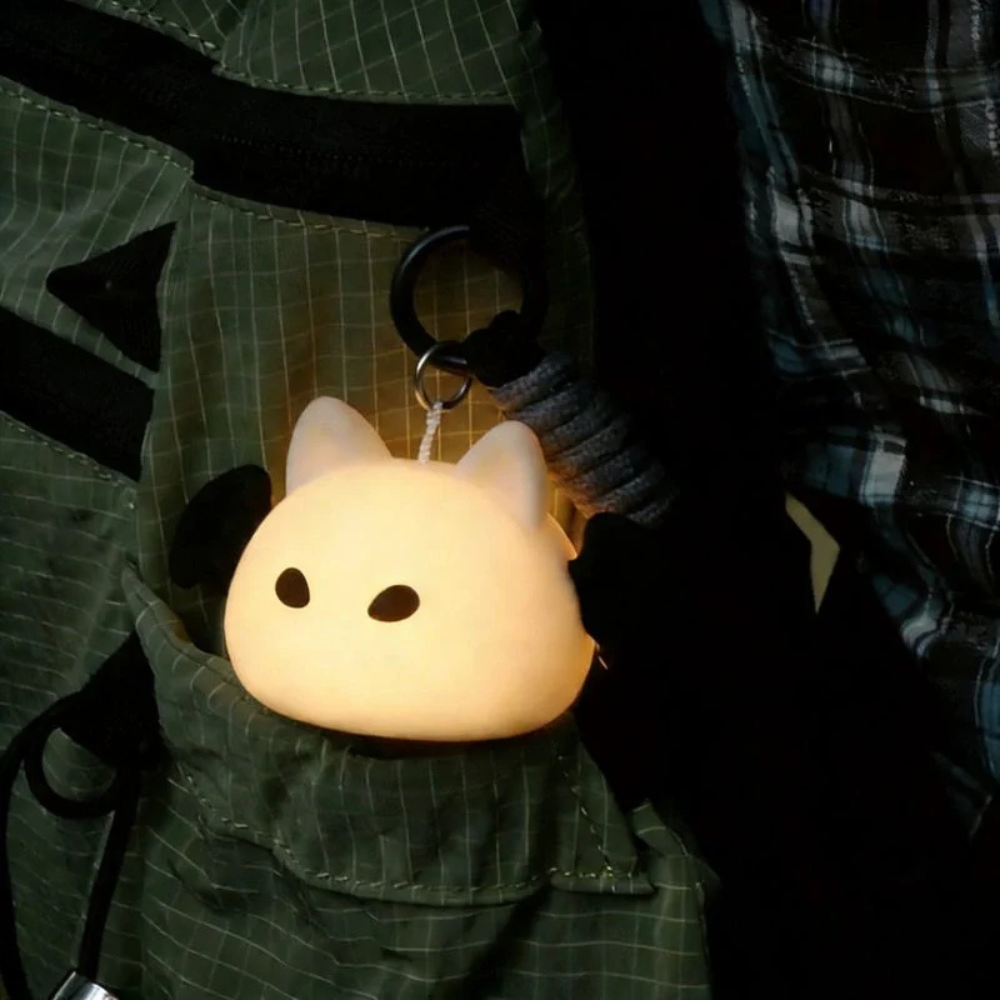 Porte-clés lumineux à LED pour sac - Lampe de poche portable et repère nocturne