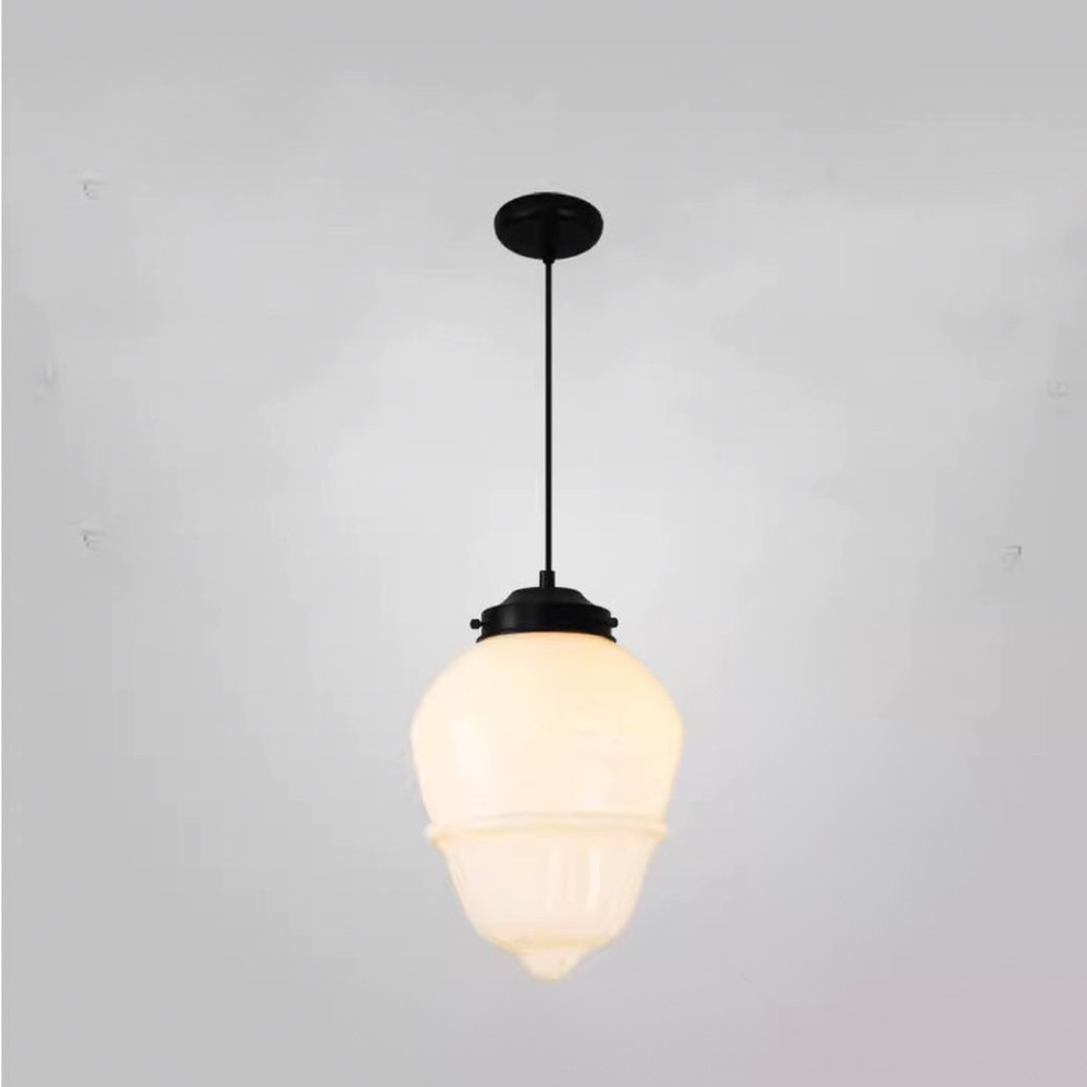 Architektur Mattglas Pendelleuchten-Serie — Minimalistischer Mattweißer Wandleuchter