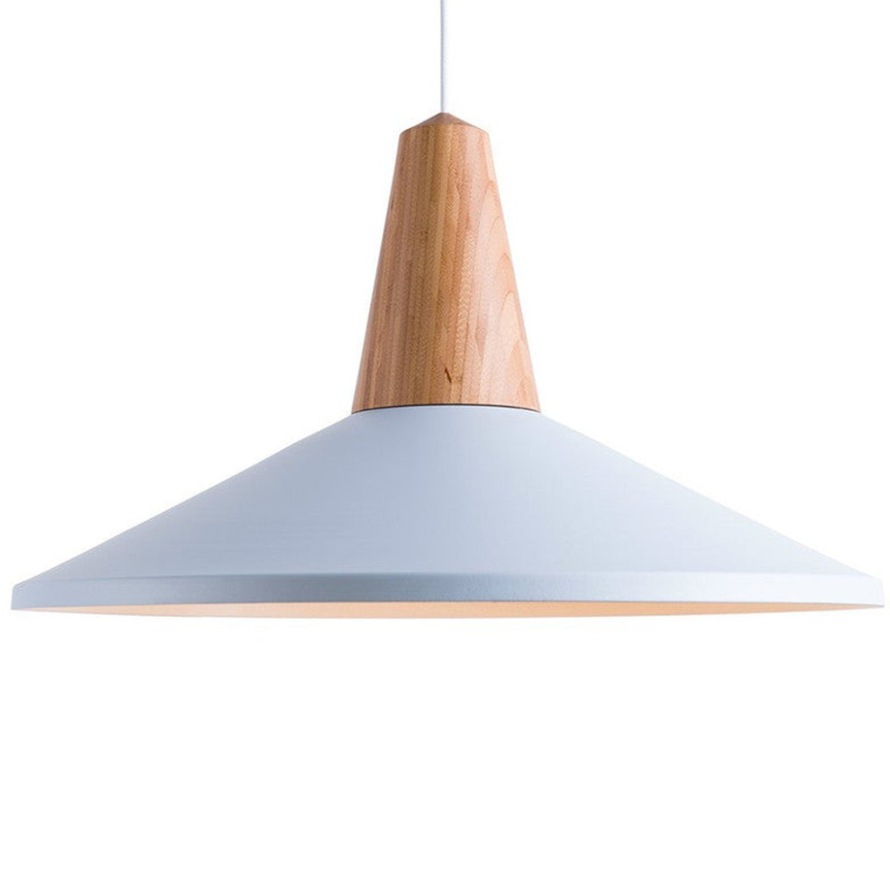 Modern Wood Nordic Pendant Light - Artisan Macaron Silhouette Hanging Lamp