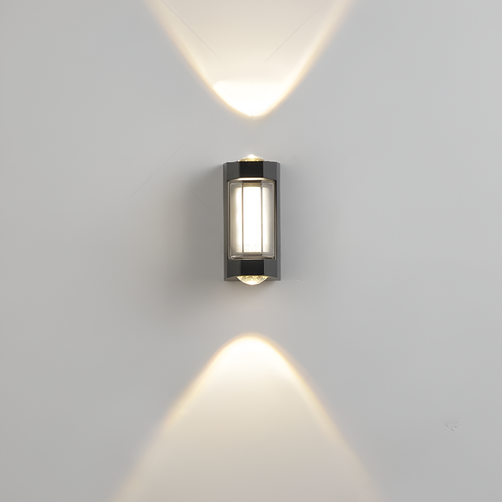 Außen-LED-Verandaleuchten mit integrierter LED und mattierter Acryllinse
