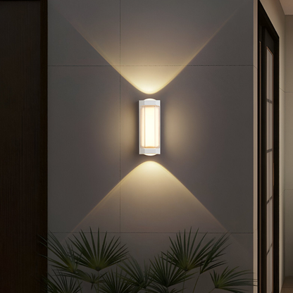 Outdoor Led Porch Lights with Integrated LED and Frosted Acrylic Lens