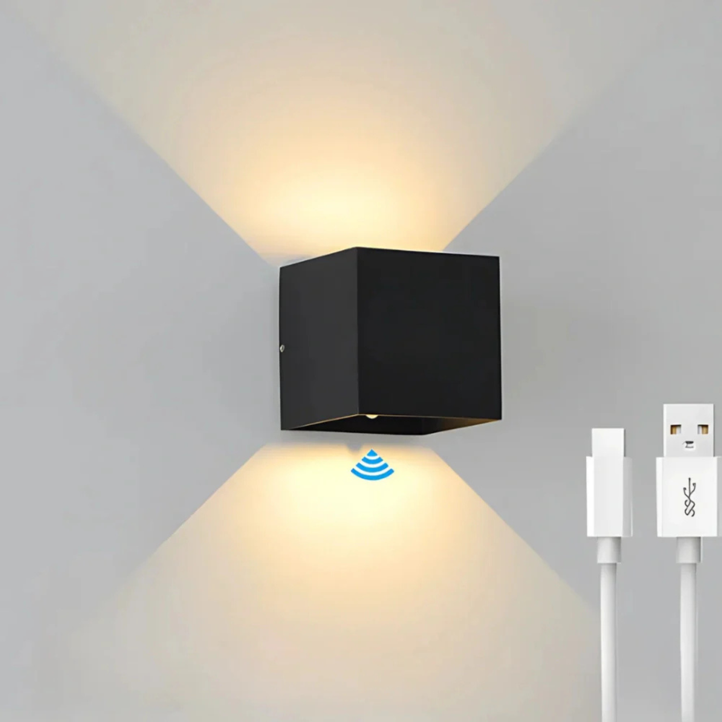 Adjustable Beam Cube Wall Light