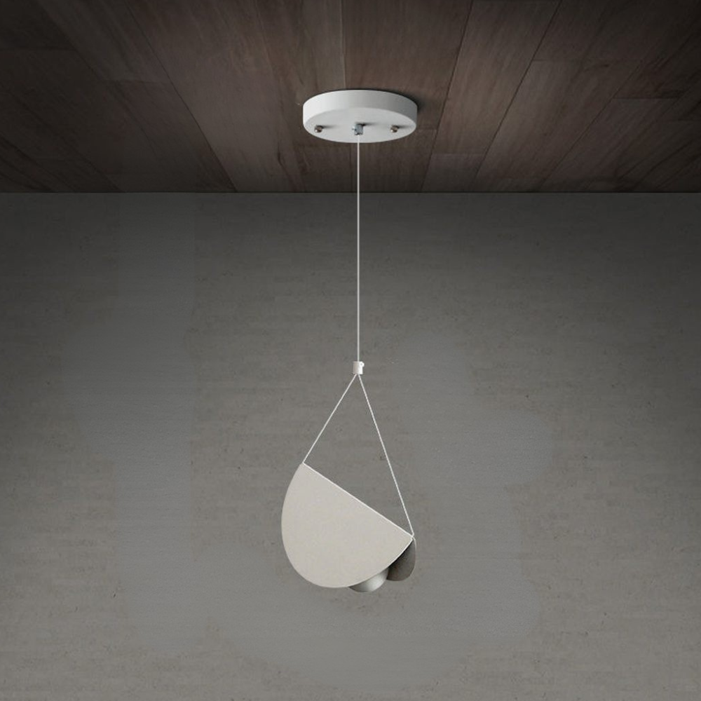 Modern Artistic Multi-Head Chandelier Light - Floating Curved Hanging Light