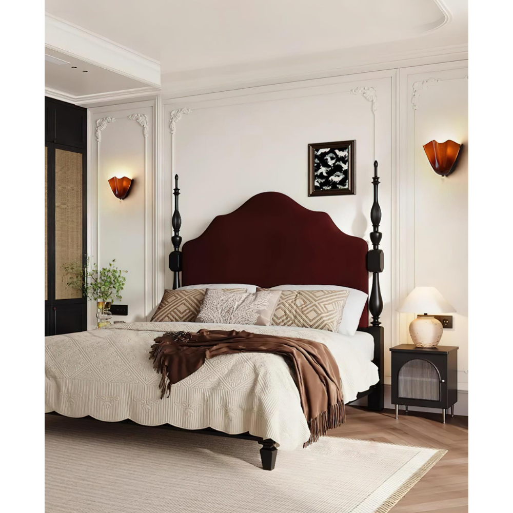 Moderne Glas-Wandlampe mit Rüschen - Organische blühende Blumen-Wandlampe