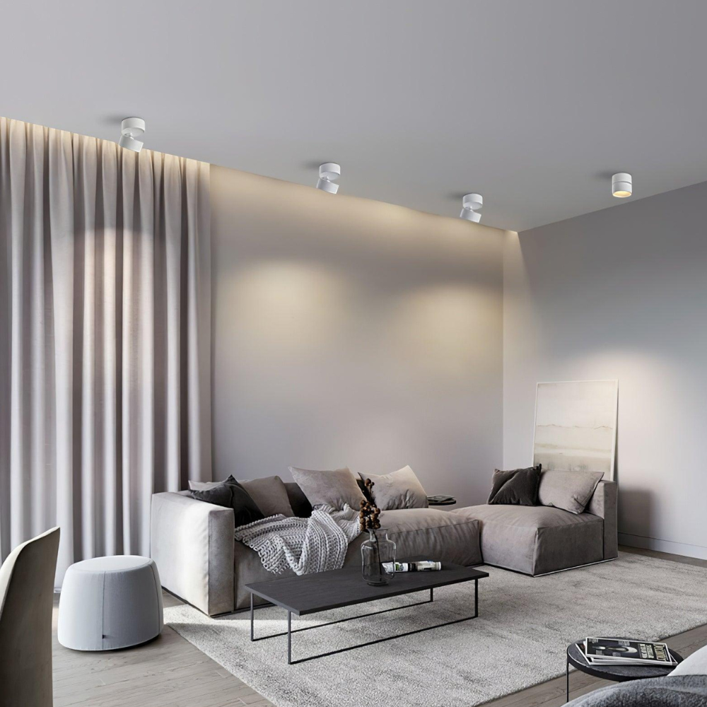 Adjustable Aluminum Ceiling Cylinder Light – Minimalist Architectural Design