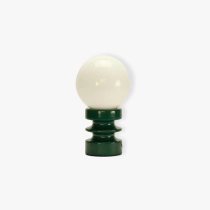 Table Lamp with Frosted Glass Globe Shade - Modern Mid Century Retro