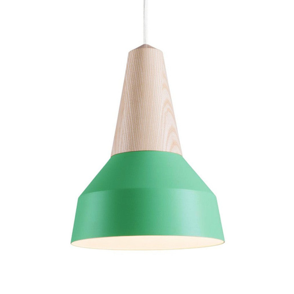 Modern Wood Nordic Pendant Light - Artisan Macaron Silhouette Hanging Lamp