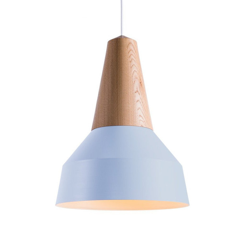 Modern Wood Nordic Pendant Light - Artisan Macaron Silhouette Hanging Lamp
