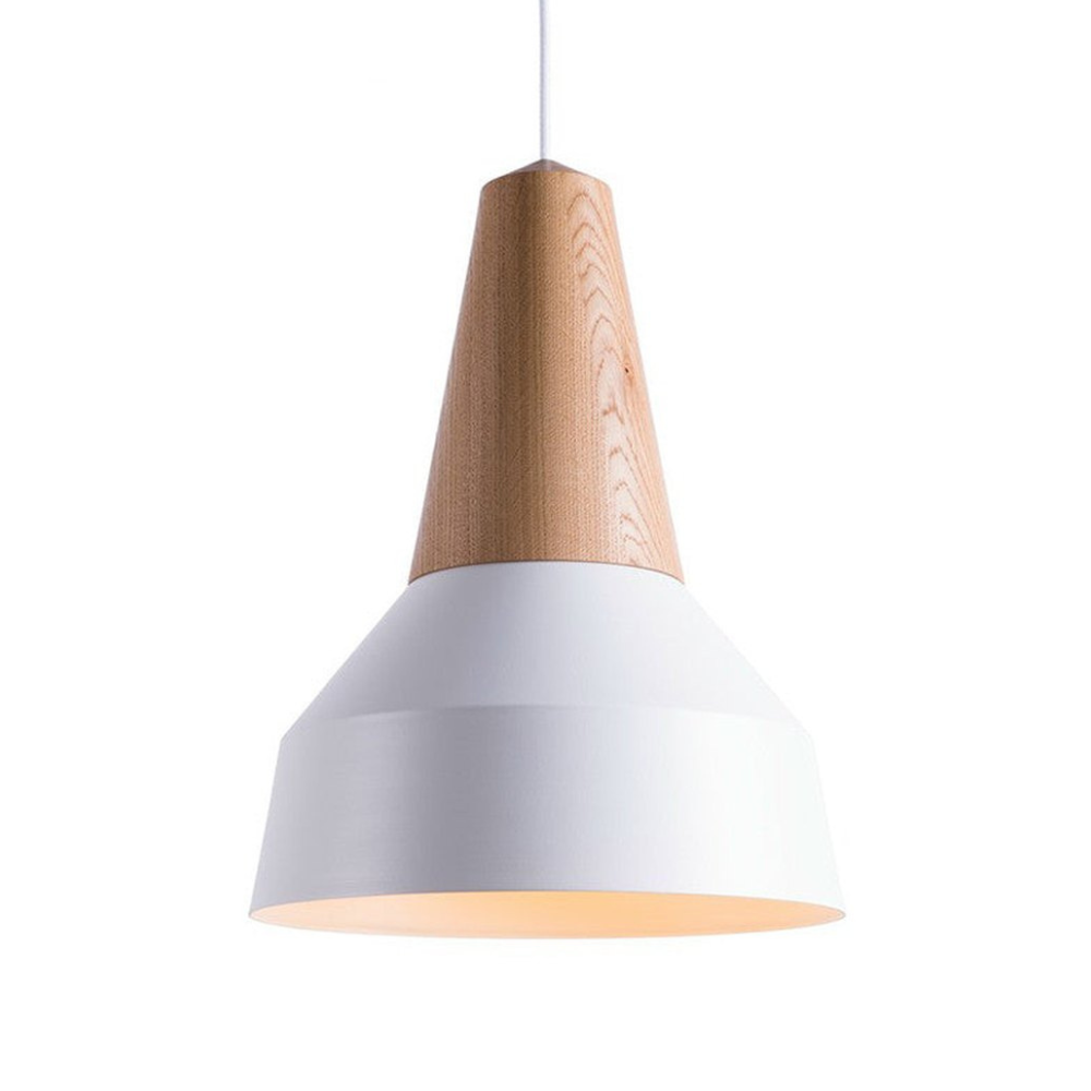Modern Wood Nordic Pendant Light - Artisan Macaron Silhouette Hanging Lamp