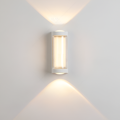 Outdoor Led Porch Lights with Integrated LED and Frosted Acrylic Lens