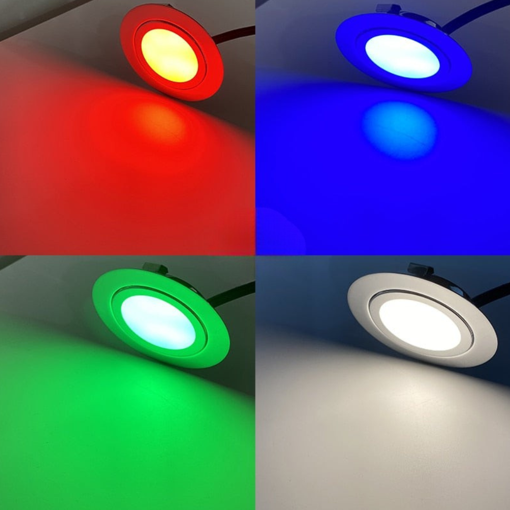 LED Downlights for Kitchen Cabinets and Closets - Low Profile Design
