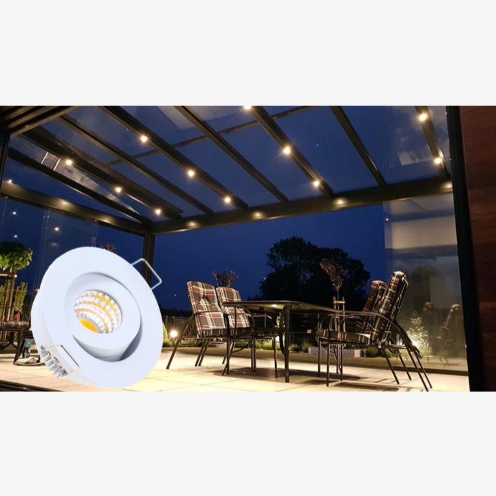 Éclairage encastré sans boîtier - LED COB extérieure dimmable - Angle de faisceau de 60 degrés