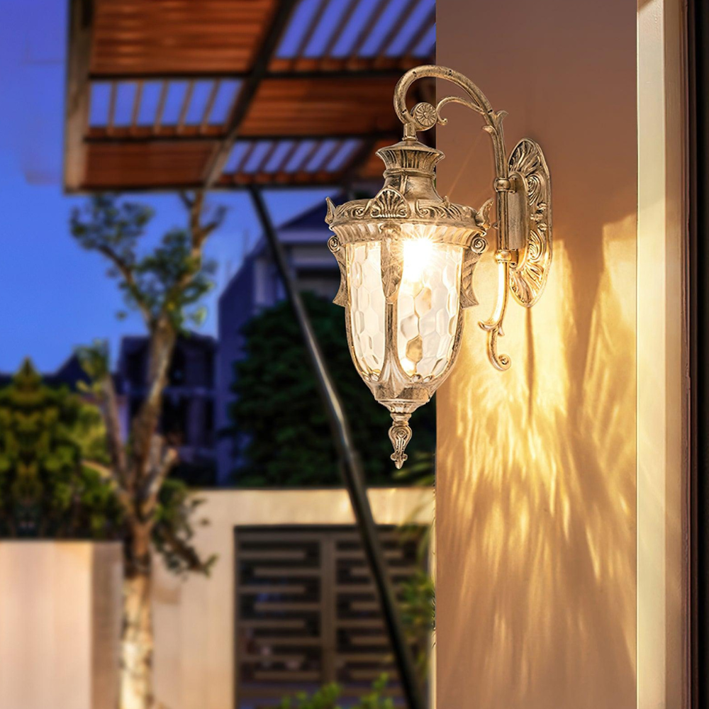 Entryway Light Fixtures for Patio Garage and Porch - Vintage European Design