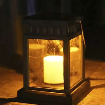 Solar Powered Decorative Garden Lanterns - Outdoor Yard Path Lighting